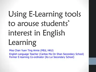 Activate English Learning with E-Learning Tools by Miss Chan Yuen Ting Annie
