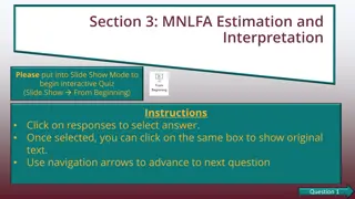 Interactive MNLFA Estimation and Interpretation Quiz