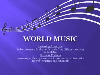Explore Musical Diversity Across Different Cultures