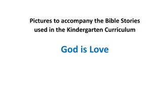 Kindergarten Curriculum Bible Stories - God's Love Illustrated