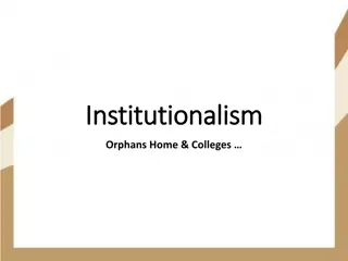 Understanding Institutionalism in Churches and Institutions