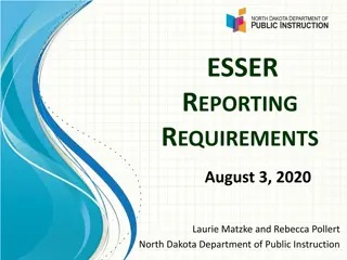 Understanding ESSER Reporting Requirements & Procedures