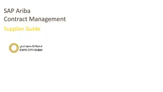 Guide to Supplier Contract Management on SAP Ariba