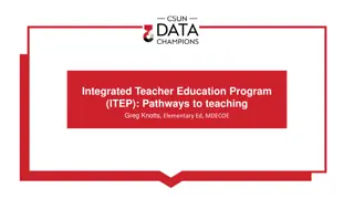 Pathways to Improving ITEP Student Success Rates