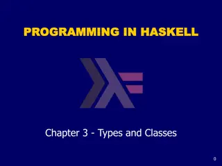 Understanding Types and Classes in Haskell Programming