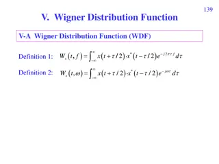 Understanding Wigner Distribution Function for Time-Frequency Analysis