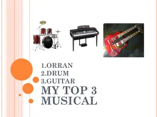 Explore Musical Instruments - Orran, Drum, Guitar