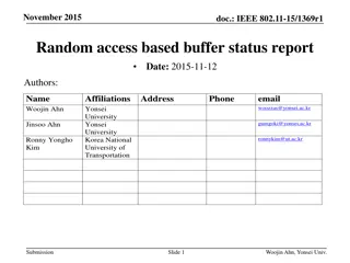 IEEE 802.11-15/1369r1 Random Access Based Buffer Status Report