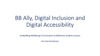 Embedding Wellbeing in Curriculum for Student Success: Digital Inclusion and Accessibility