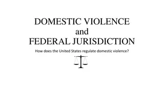 Regulation of Domestic Violence in the United States