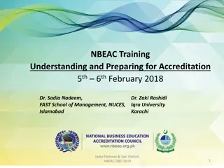 Understanding NBEAC Accreditation Process for Universities