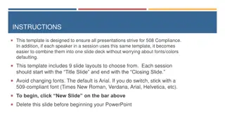 Unique Presentation Template for 508 Compliance at SSSP 2024 Conference