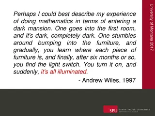 Mathematics Illumination: A Journey of Discovery and Creativity