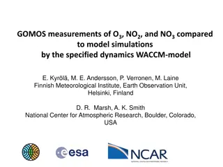 Comparing WACCM Model Simulations to GOMOS Measurements of Ozone and Nitrogen Compounds