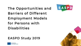 Exploring Employment Models for Persons with Disabilities: EASPD Study Insights