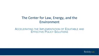 Law, Energy, and Environment: Accelerating Policy Solutions