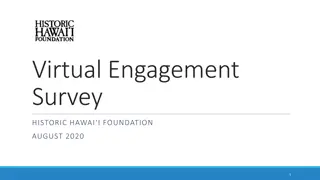Historic Properties of Concern in Hawaii - August 2020 Virtual Survey Findings