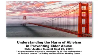 Understanding the Impact of Ableism in Elder Abuse Prevention