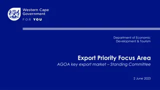 Export Priority Focus Area