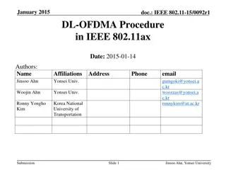Enhancing WLAN Efficiency with IEEE 802.11ax OFDMA Procedure