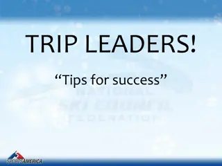 Tips for Successful Trip Leader Training and Support