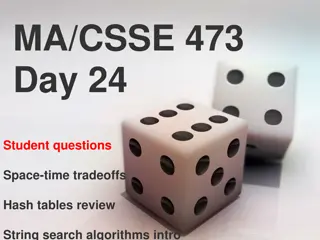 Space-Time Tradeoffs in Algorithms: Exploring Efficient Solutions
