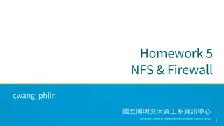 Setting Up NFS Server and Client with Firewall Requirements
