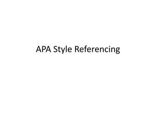 APA Style Referencing Guidelines: Everything You Need to Know