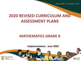 Implementing Revised Curriculum and Assessment Plans for Grade 8 Mathematics