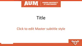 Edit Master Subtitle Style for Engaging Presentations