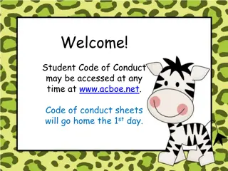 Dashiell Miller - Classroom Information and Guidelines