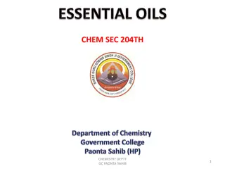 Understanding Essential Oils and Their Characteristics