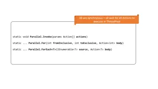 Understanding Parallel Programming in C#