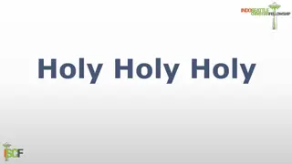 Worship Hymn: Holy, Holy, Holy