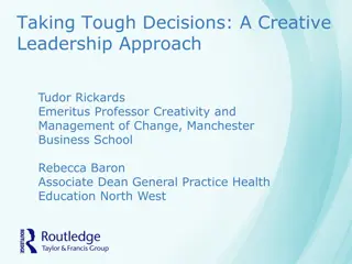 Mastering Tough Decisions with Creative Leadership