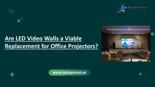 Are LED Video Walls a Viable Replacement for Office Projectors?