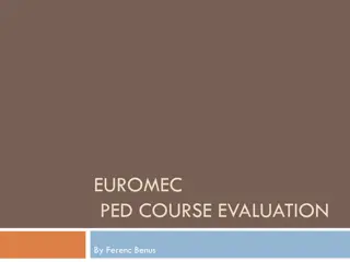 Evaluation of PED Pilot Course by Ferenc Benus