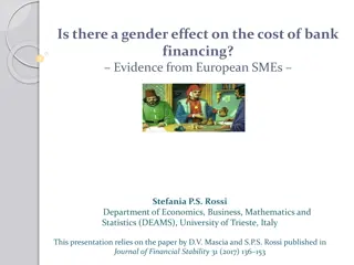 Gender Bias in Bank Financing Costs for European SMEs
