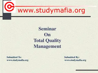 Understanding Total Quality Management (TQM) Principles and Benefits