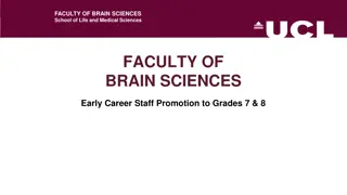 Academic Career Progression Guidelines for Brain Sciences Faculty at UCL