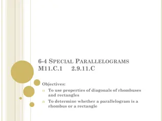 Understanding Special Parallelograms: Properties and Examples