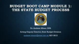 Understanding State Budget Processes in New Mexico