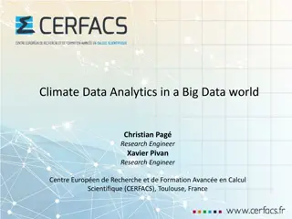 Efficient Climate Data Analytics in a Big Data Environment