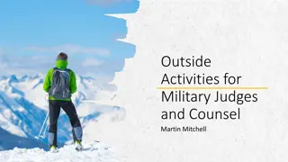 Military Judges' Outside Activities and Legal Ethics Overview