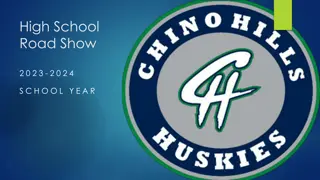 High School Road Show 2023-2024 School Year Updates and Discussions