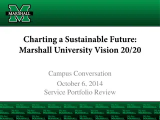 Strategic Planning for Sustainable Future at Marshall University