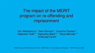 Impact of MERIT Program on Re-Offending and Imprisonment