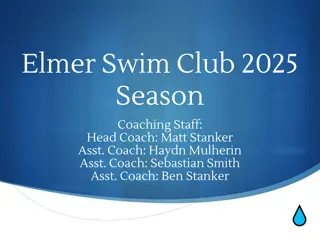 Elmer Swim Club 2025 Season Coaching Staff and Practice Schedule