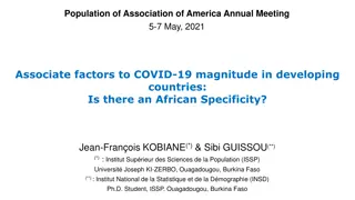 Factors Affecting COVID-19 Magnitude in Developing Countries: African Specificity