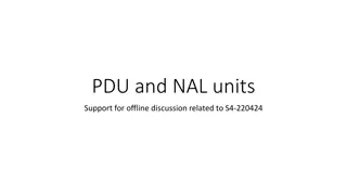 Understanding PDU and NAL Units for S4-220424 Discussion